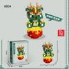 Non-Toxic Twelve Chinese Zodiac Signs Animals Toys Micro Building Blocks Models Toys For Kids Birthday Gifts Desk Ornaments