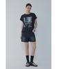 Bobeu Vintage Washed Denim Shorts_Black 7156255004