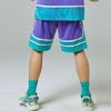Li Ning Badfive Contrast Color Loose Basketball Shorts Men Shorts Purple AAPR437-2