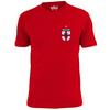 Mens England Pocket Shield Badge Football T Shirt Soccer Footy World Cup