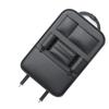 Car Back Seat Organizer Multifunctional PU Leather Space Saving Auto Back Seat Storage Bag Protector Kick Mat