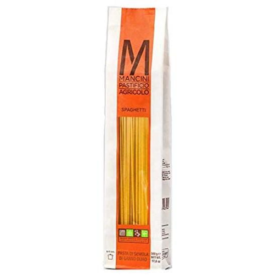 

Mancini Spaghetti 500g x 12 bags (2.2mm) [Bag] [Italy/Pasta/Room Temperature/036002/Monte]