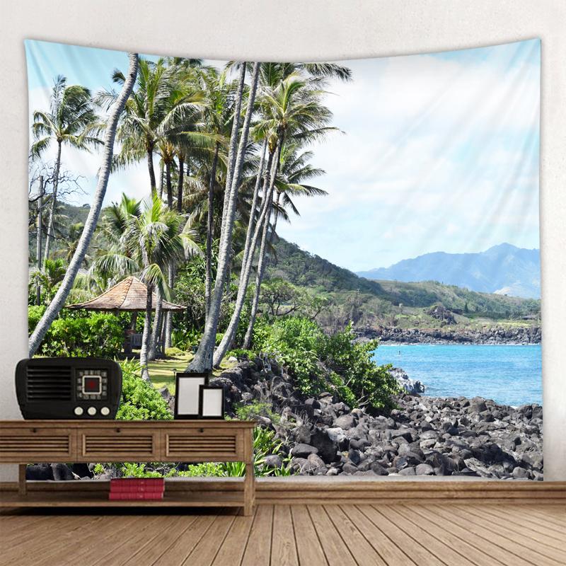 

Гобелен Зеленый Кактус Летние Суккуленты Настенный Декор Тропический Пейзаж Настенный Гобелен Одеяло Для Пикника Подвесной Настенный Гобелен 100x75cm