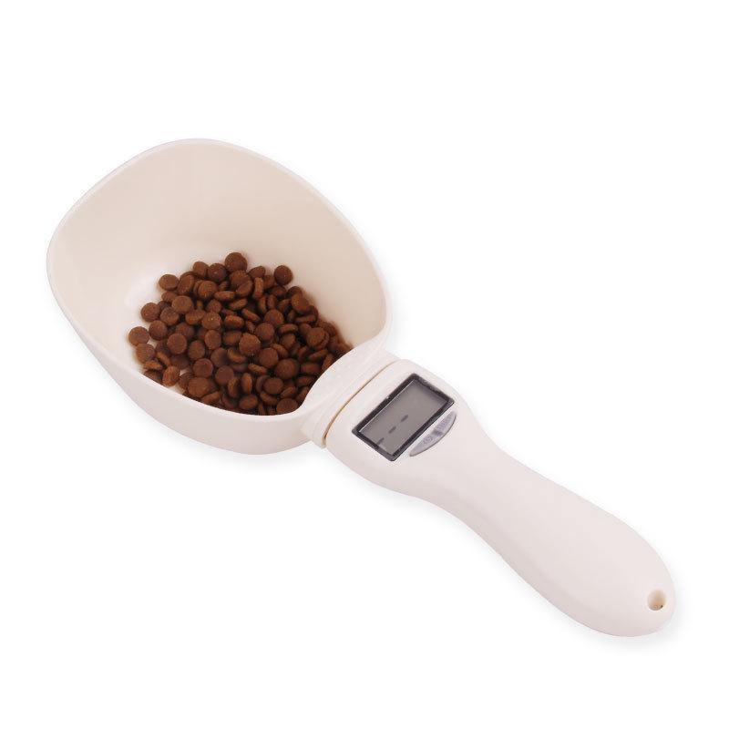 

New Smart Pet Supplies: Food Spatula, Weighing and Quantifying Cat Litter, Cat Food and Dog Food Spatula белый