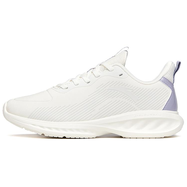 

new Anta Running Collection Abrasion Resistant Slip Resistant Low Top Running Shoes Women s White Purple 36