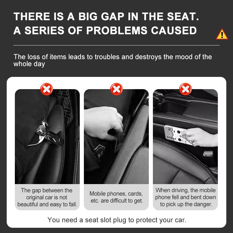 Car Seat Gap Filler Side Seam Plug Strip Leak-proof Filling Strip For Ford Focus Mk2 Mk3 Fiesta Ranger Mondeo S-MAX Kuga Mustang