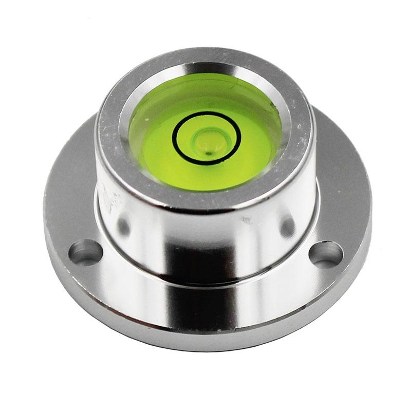 Mini Small Flange Spirit Level Bubble Horizontal Bead Carbon Fiber Rod Blister Diameter 29.2mm