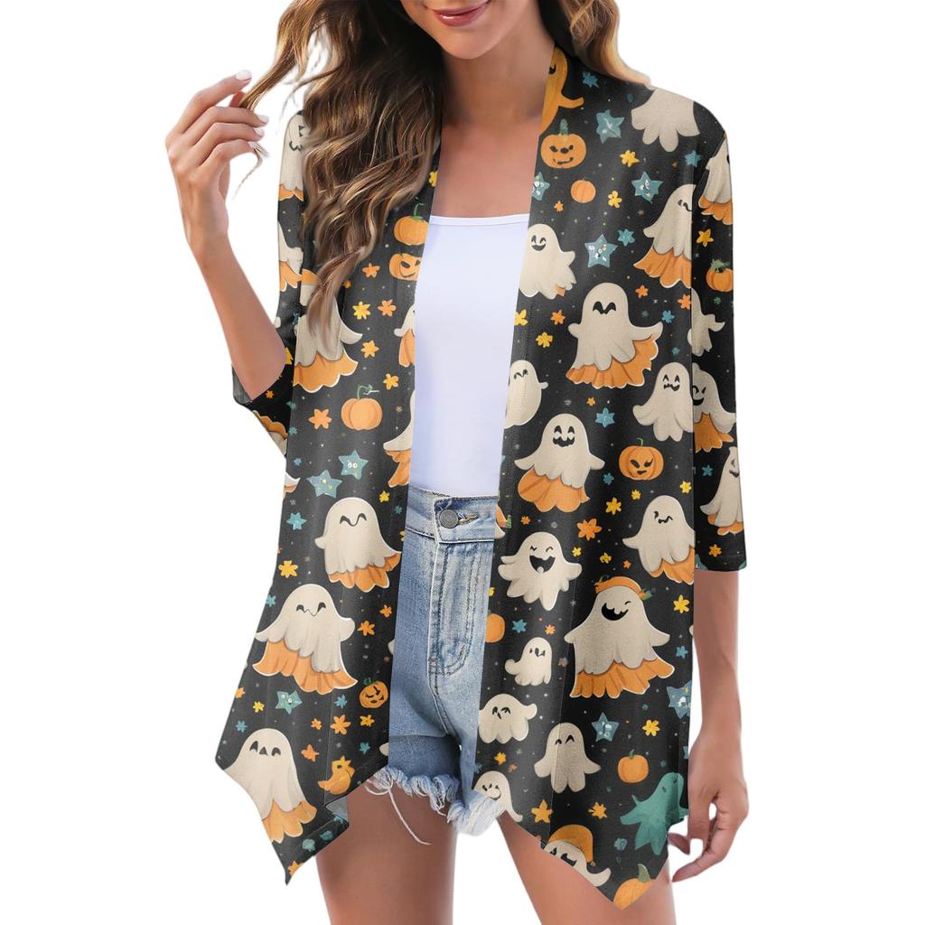 Women's Fashion Casual Comfortable Three-quarter Sleeve Cardigan Jacket