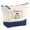 Trousse de maquillage - PLANETEE - Nathalie la plus belle - Grand format - Coton - Impression HD