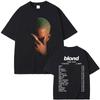 Rapper Frank Mode Vintage Grafik T-Shirts Herren Damen Ozean Hip Hop Trend T-Shirts Blondes T-Shirt