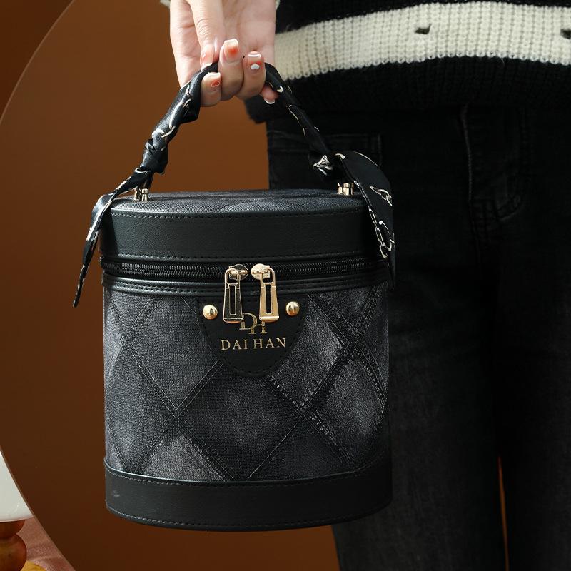Maillard Color Bucket Bag Kosmetické pouzdro Velkokapacitní kosmetická taška na suvenýry Multifunkční voděodolná přenosná
