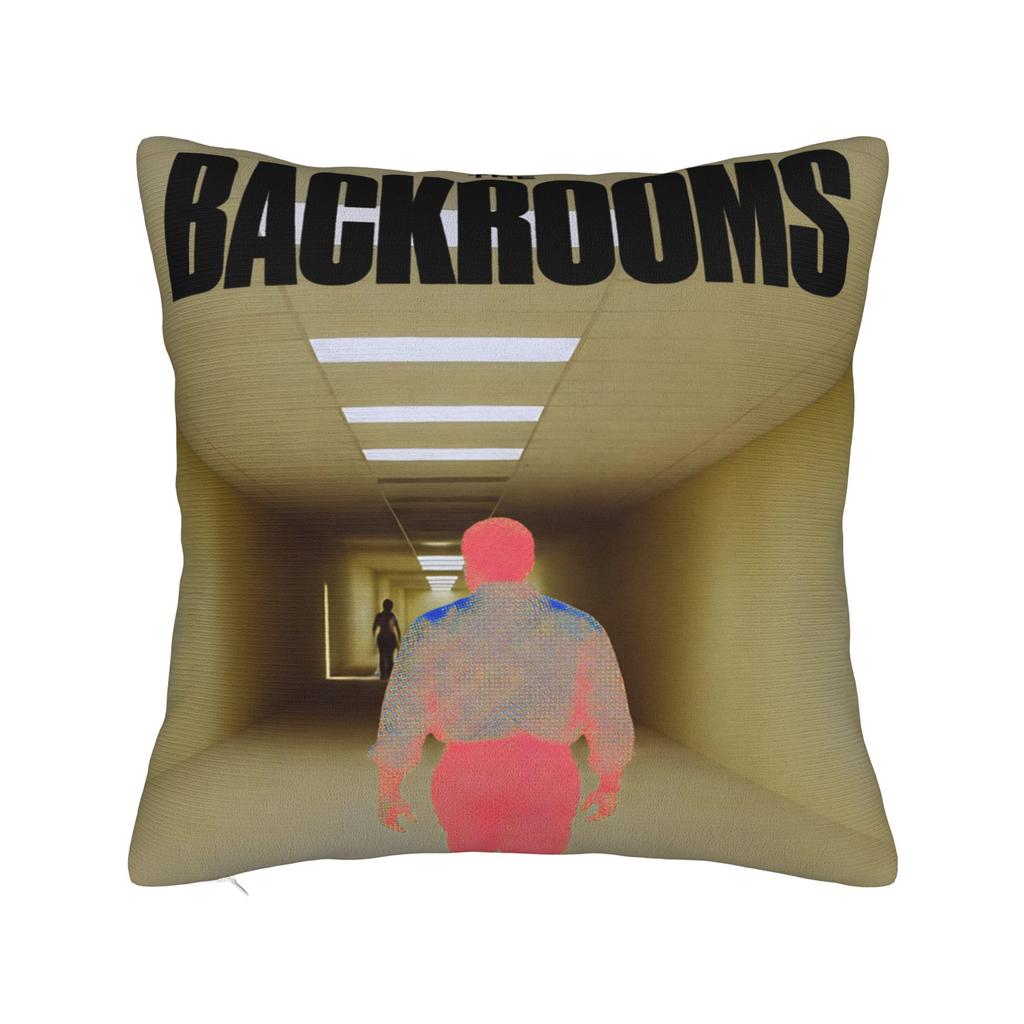 Decorative Pillowcase Backrooms Horror Movie 2026 Merch Sofa  Pillow Case Cover Square Multi-Size