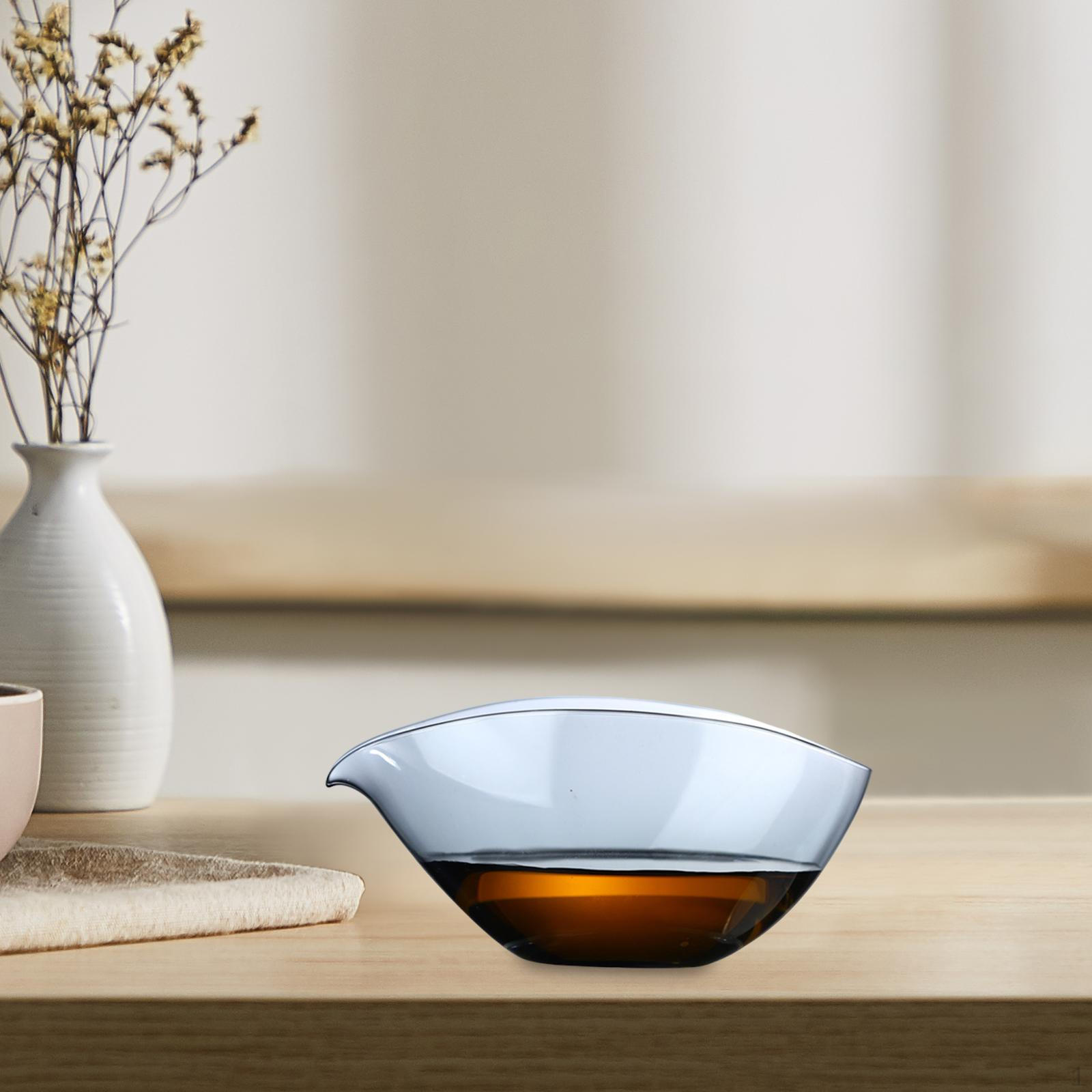 

Справедливая чашка чая Прозрачный термостойкий кувшин для совместного использования Маленький стеклянный для комнаты