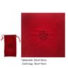 Pentagram Tarot Tablecloth with Bag Velvet Altar Tarot Cloth 50x50cm Pentagrams Board Game Mat Home Table Decoration