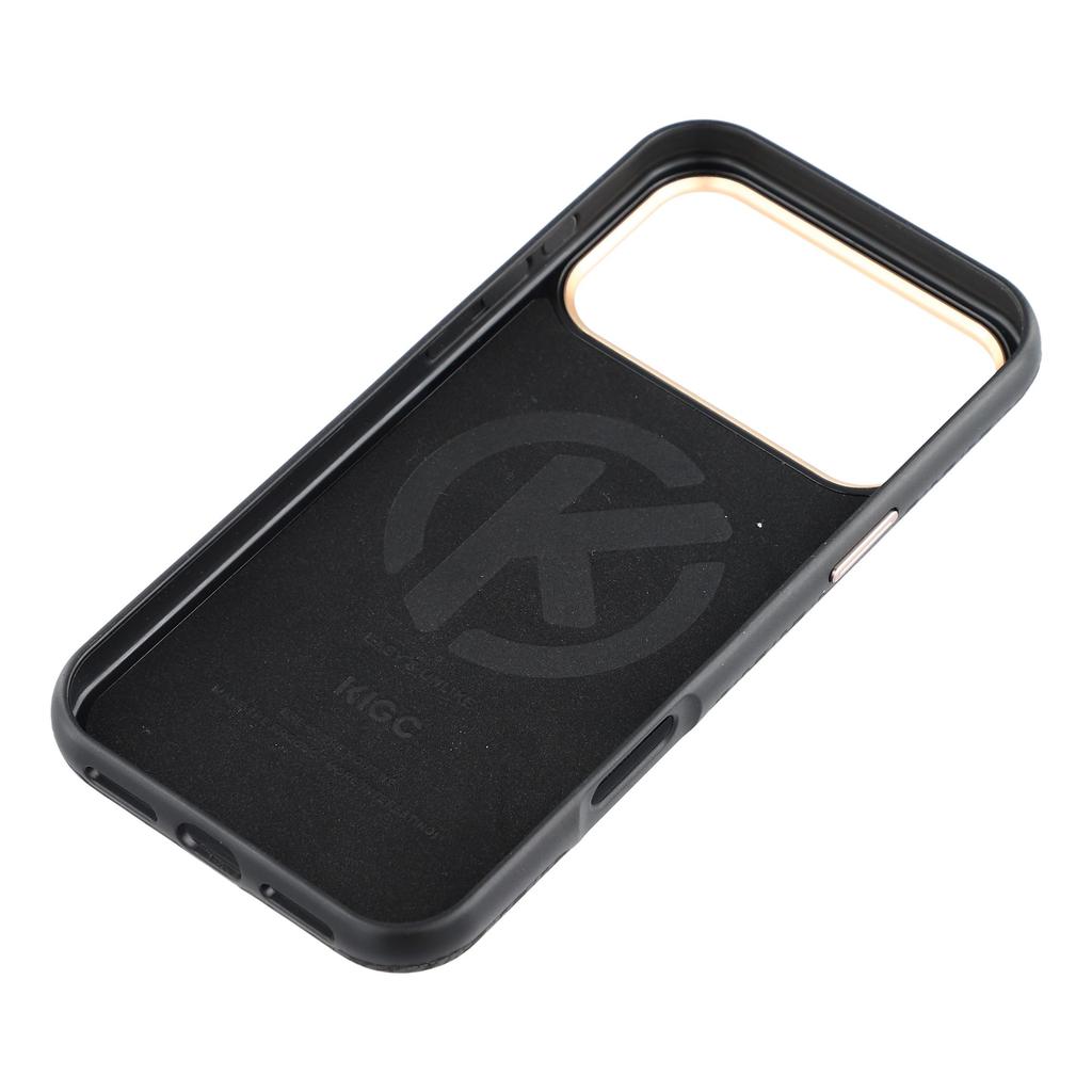 KIGC For iPhone 17 Pro Max Case Compatible with MagSafe Metal Lens Frame PC Slim Phone Cover