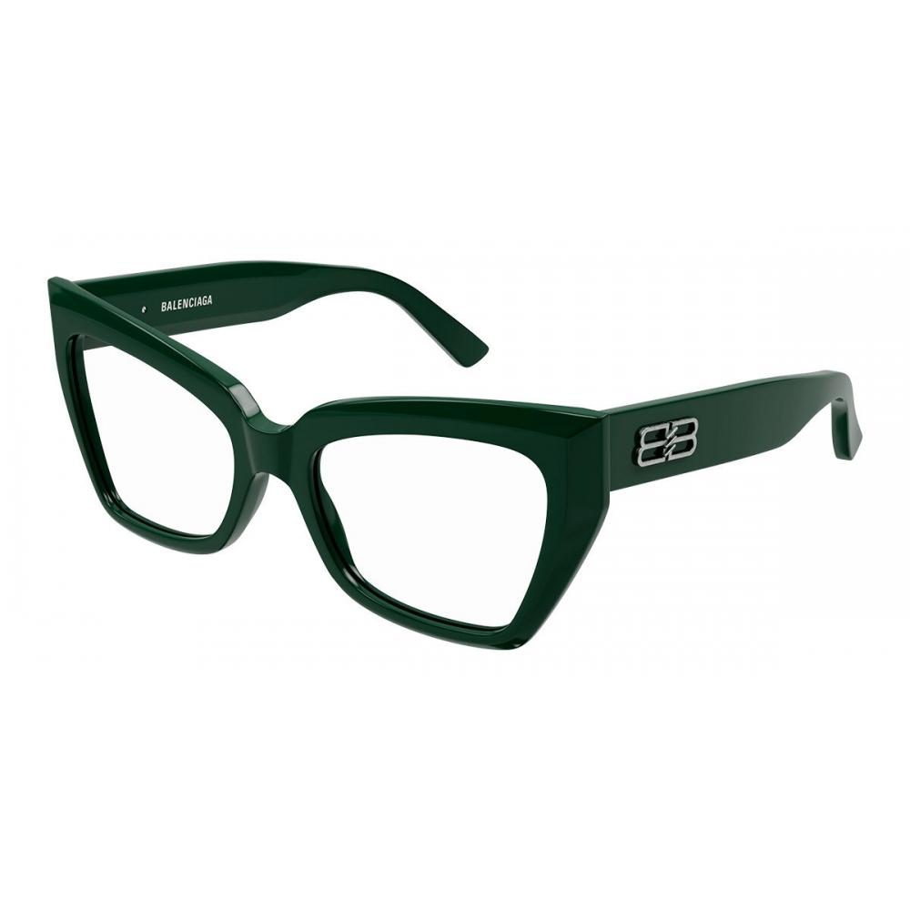 

Balenciaga Bb0275o 004 Women Eyeglasses Shiny Green/53