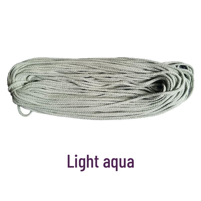5mm Eight-Strand Hollow Cotton Rope for Handmade Weaving, Thick Drawstring Closure, Colored Pull Rope
