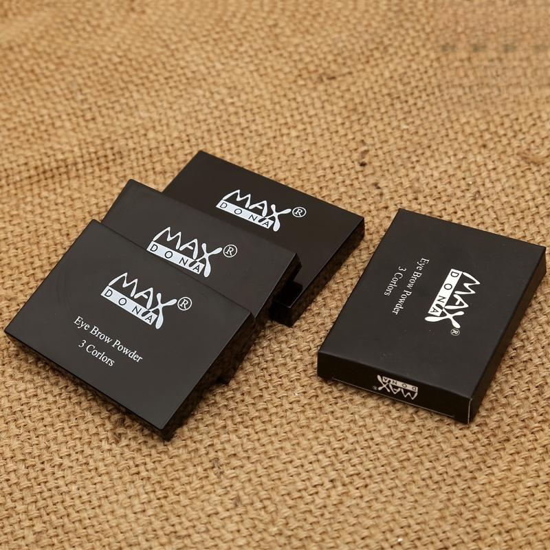 Three Color Eyebrow Powder Makeup Long-lasting Waterproof Non-bleaching Natural Three-dimensional Multi-functional Eyeshadow Tray Student Cosmetics