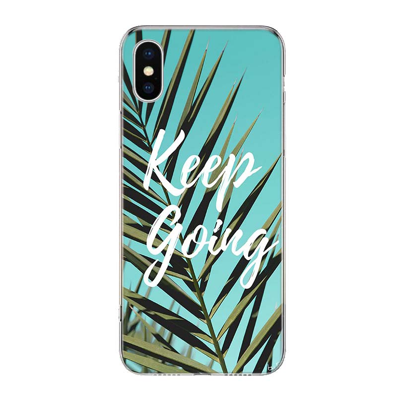 Etui na telefon z cytatami dla iPhone 13 12 11 Pro Max 6 X 8 6S 7 Plus XS XR Mini 5S SE 7P 6P Wzór Pokrowiec Coque