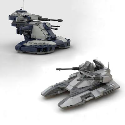 MOC Space Military Tank 75283 AAT Tank Building Blocks War Assault Vehicle Building Blocks Educational Toys Children's Gift