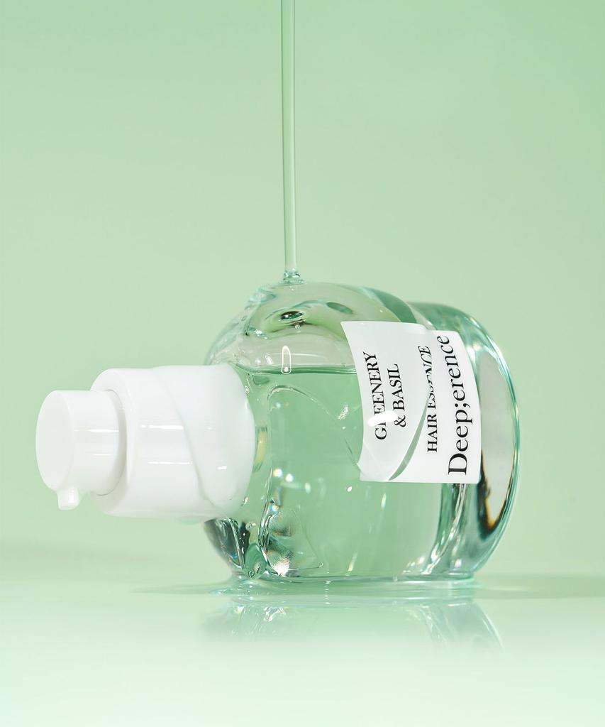 [Greenery & Basil Line] Perfume Hair Shampoo 300ml + Perfume Hair Essence 30ml + Rose Hair Tie