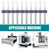 10Pieces PCB Spirals Grooves Drill Bits for Engraving and Precise Circuit Board Work Soft Materials Drilling Accessories