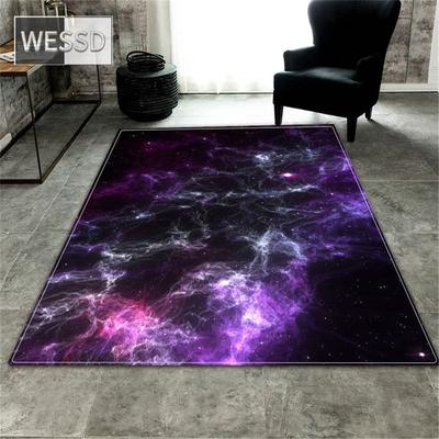 Galaxy 3D-Bodenmatte für Schlafzimmer, Universum, Weltraum-Teppich, Wohnzimmer, großer Flanell-weicher Jugendschlafzimmer-Teppich, waschbar