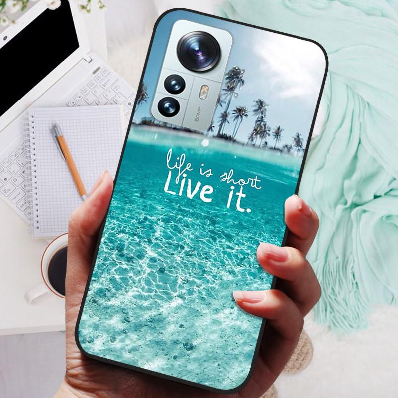 For Xiaomi 12 Pro Case Soft TPU Silicone Phone Covers for Xiaomi 12X 12 X 12Pro 5G Case Bumper Shockproof Coque Xiaomi12 Cover