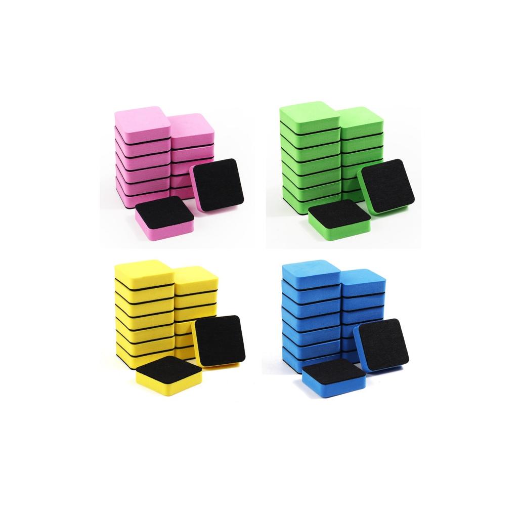 Whiteboard Eraser, Dry Eraser Board Erasers, White Board Markers Dry Erasers With High-Density Felt Base, Whiteboard Erasers For Classroom, Home, Coll