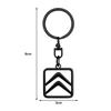 Metal Car Keychain Badge Key Chain Rings Car Accessories For Citroen C1 C2 C3 C4 C5 C6 C8 C4L DS3 DS4 DS5 LS DS6 Grand Picasso