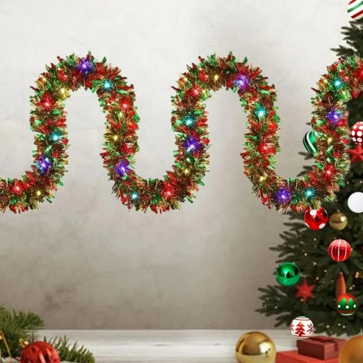 

1PC LED Fairy String Lights Colorful LED Garland Lights Battery Operated For Tree Home Room Holiday Party wedding Decor 5M50LED