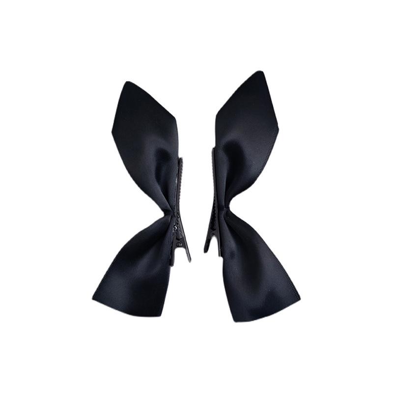 

Заколка-бант в стиле Чжао Луси с боковой застежкой - модный темный головной убор Douyin