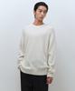 MUSINSA STANDARD [Victoria Wool] Minimal Ribbed Crew Neck Knit [Cream]