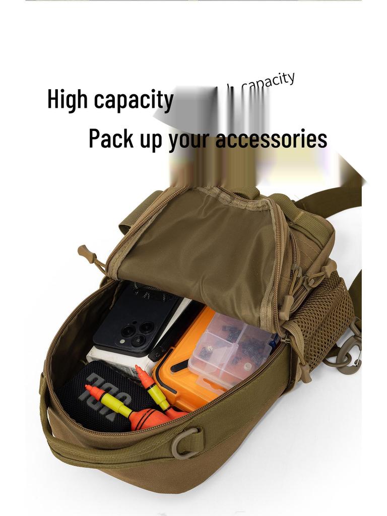 Multifunctional Fishing Gear Crossbody Bag & Rod Storage