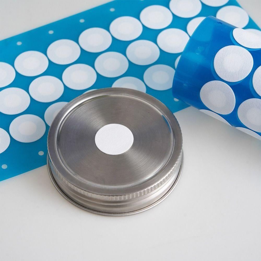 48 Stück Wasserdicht 20mm Filterpapier Aufkleber Atmungsaktiv EPTFE Material 20mm Hydrophobe Atmungsaktive Membran 20mm Membran
