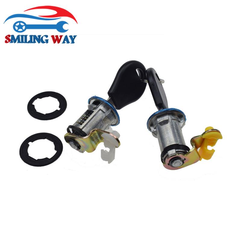 Cylinder Door Lock Key Left Right Set For Nissan Pickup 1984-1986 1987 1988 1989 1990 1991 1992 1993 1994 1995 1996 1997 1998