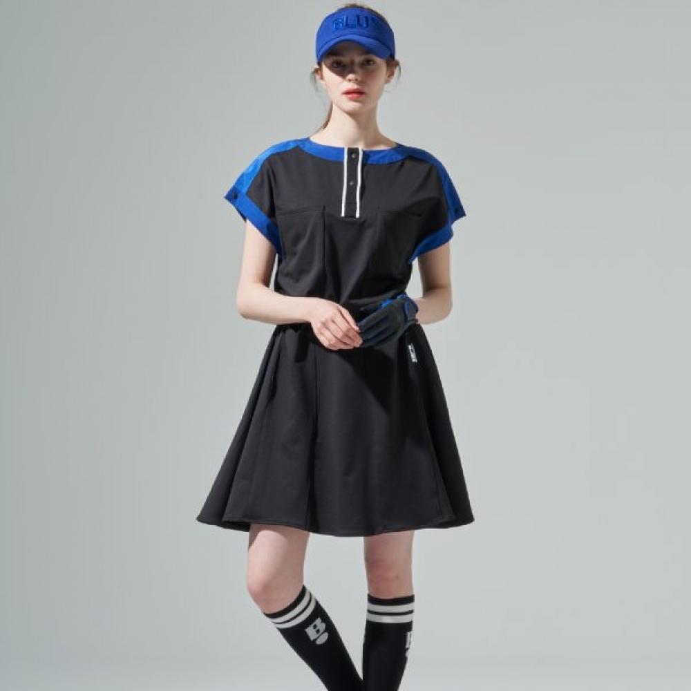 Blu Dot Sleeveless Jersey Dress Bk 085
