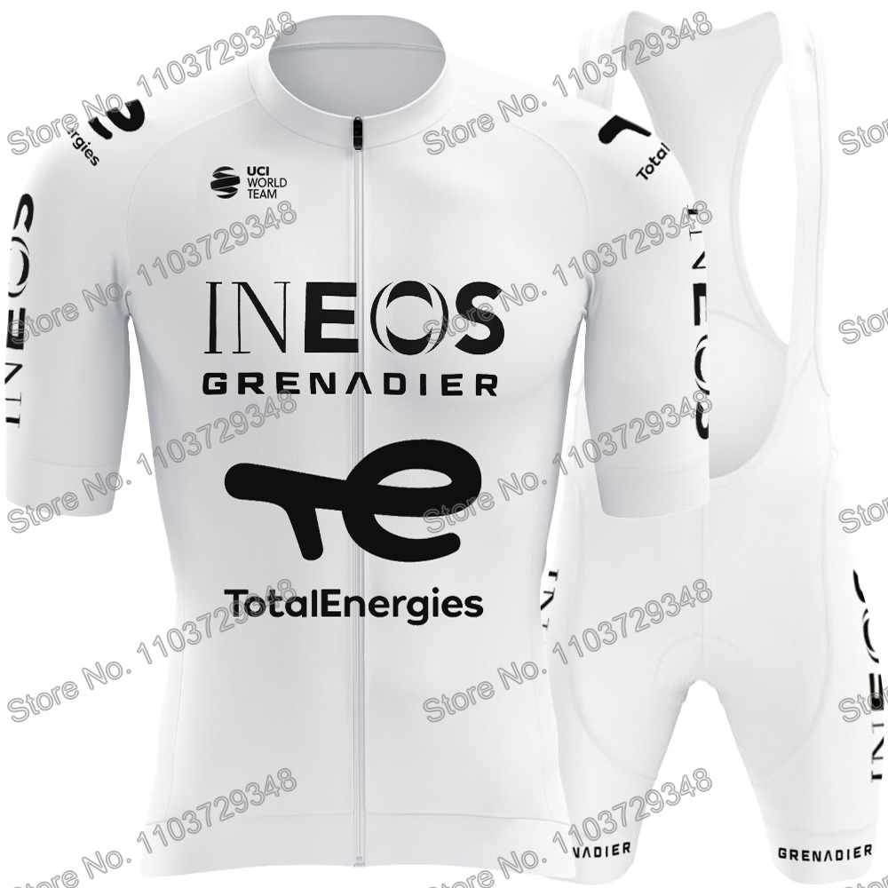 

Ineos Grenadier 2025 Cycling Jersey Men s Set Summer Cycling Clothing White Road Bike Shirt Suit MTB Women Bicycle Bib Shorts XXL