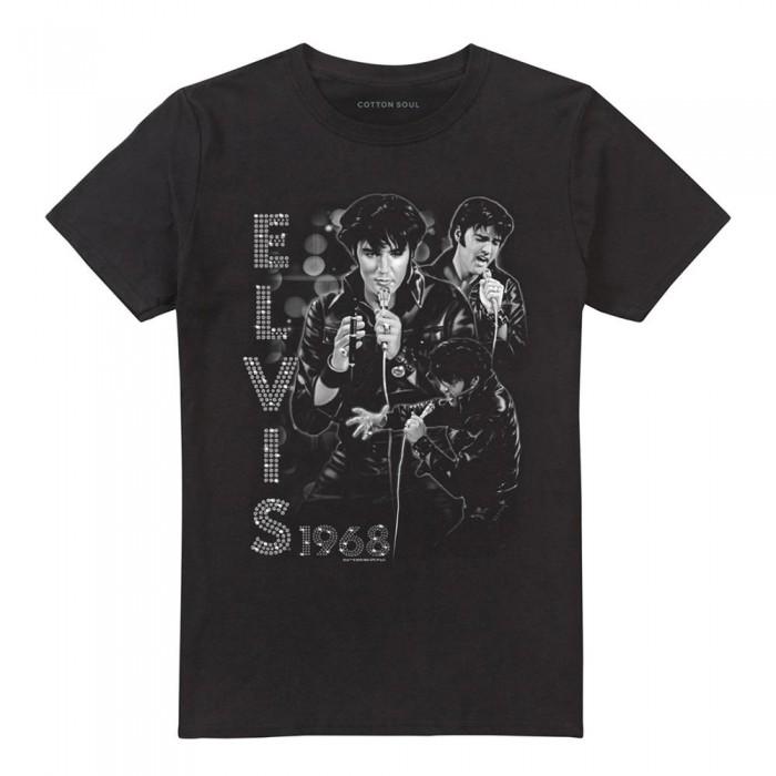 Elvis Presley Unisex Adult Leathered T-Shirt