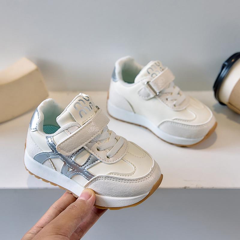 Children's Forrest Gump shoes 2025 autumn new boys' sports shoes non-slip breathable girls' shoes little white shoes baby soft sole
