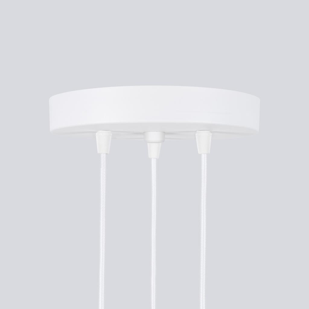 Carbon pendant lamp 3P white