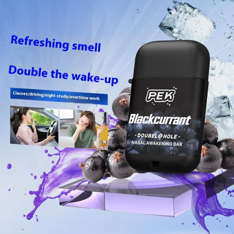 Nasal Inhaler Stick Double-Hole Tube For Energetic Inhaling Nasal Inhaler With Refreshing Sensation For Studying & Overtime Work