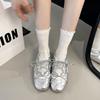 Fashion 2025 New Ladies Shoes Lace-up Women's Flats Fashion Color Matching Ballet Flats Shallow Light Soft Bottom Best Seller Flat Shoes
