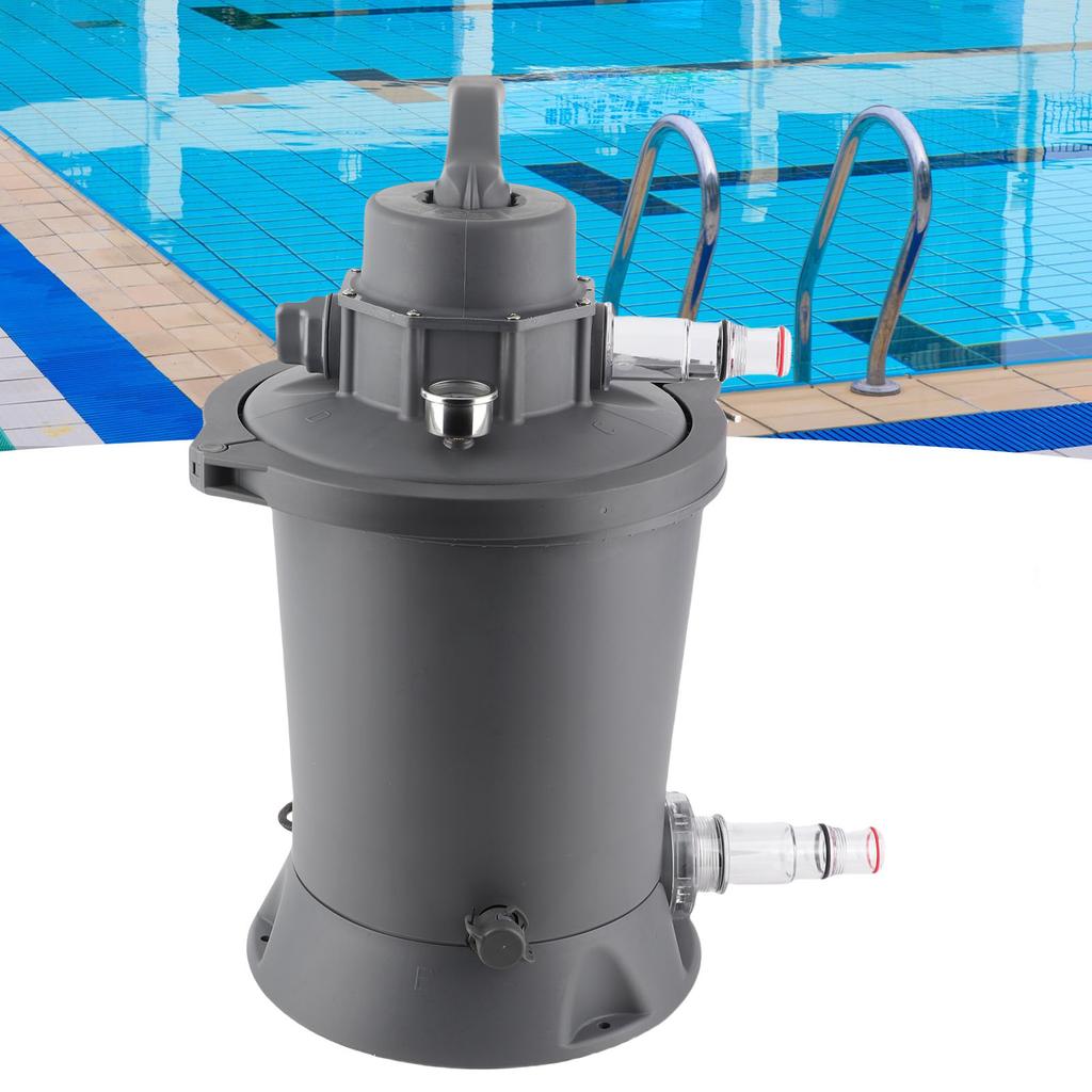 800 Gallon Sand Filter Pump 60W Pool Cartridge Filter Pump AC for 1100L To 18100L Swimming Pools