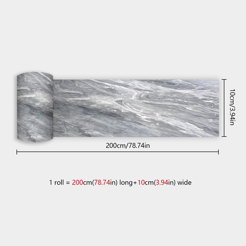 

Grey Background with White Waistline Stickers for Beautifying and Decorating The Bedroom Walls