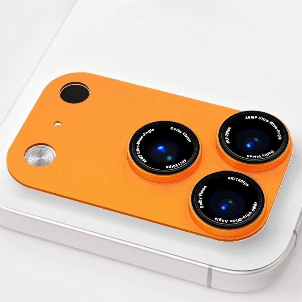 Corning Glass Camera Lens Glass Cover Aluminum Base Fall-resistant AR Camera Lens Protector Back Camera Glass for iP17 Pro