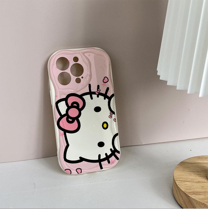 Hello Kitty Kuromi Phone Holder Chain Case For Xiaomi Redmi Note 15 5G 15C 15 14C 13C Note 14 13 12 Pro Plus 5G Pochacco Casing