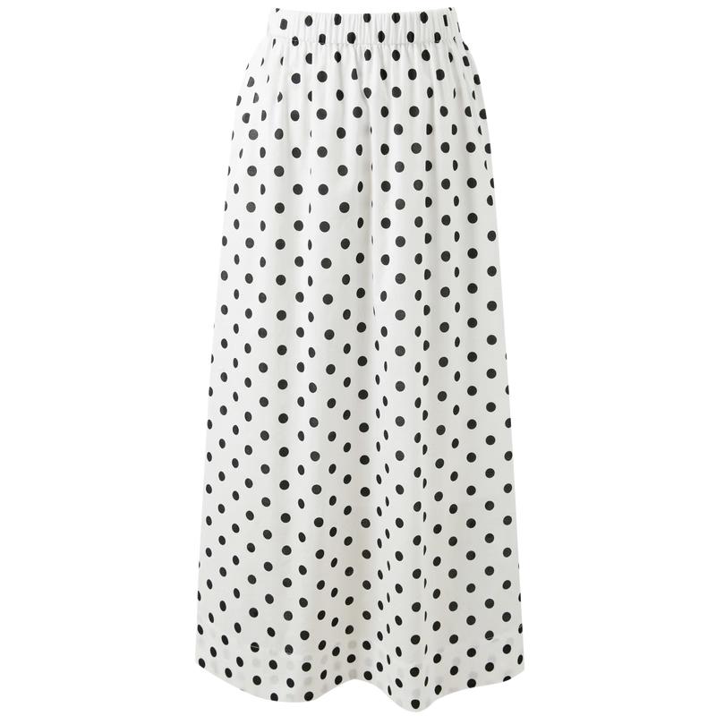 

Юбка А-силуэта в горошек из 100% хлопка L