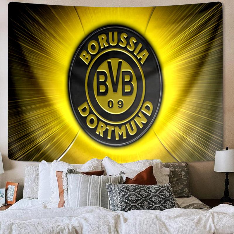 1PC Borussia Dortmund Tapestry, Unique Design Tapestry, Wall Decor for Bedroom,Livingroom, Playroom,Heartwarming Fan Holiday Gifts