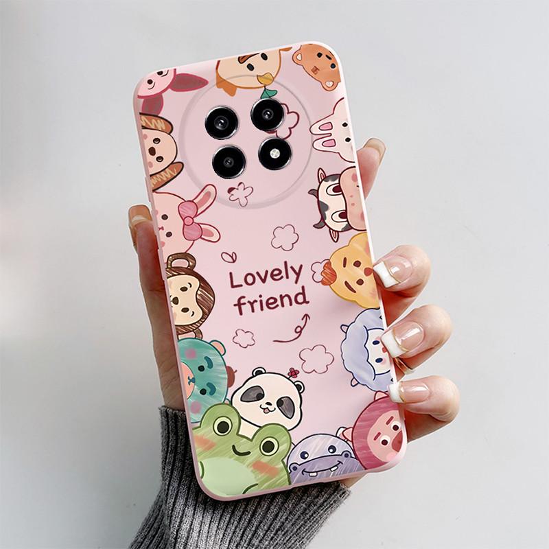 Case For Oppo Realme 13 Pro Funda Cute Cartoon Cat Dog Fox Silicone Soft Back Cover For Realme 13 Pro Plus 13pro 5G Phone Cases